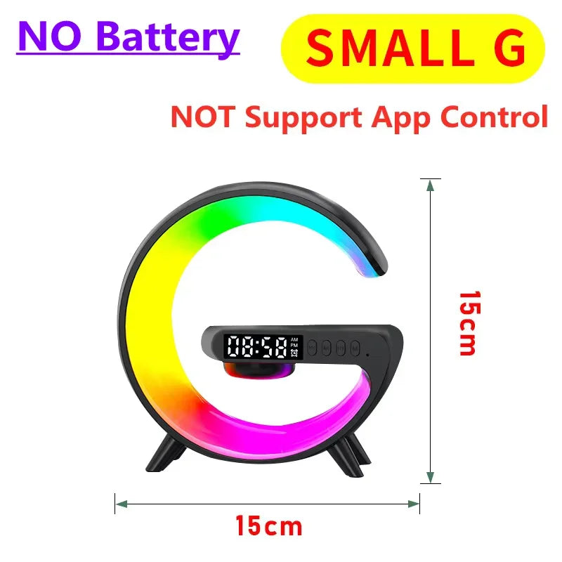 RGB Wireless Charger & Speaker Lamp