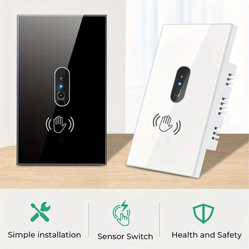 Infrared Smart Wall Switch — No Touch, Auto On/Off