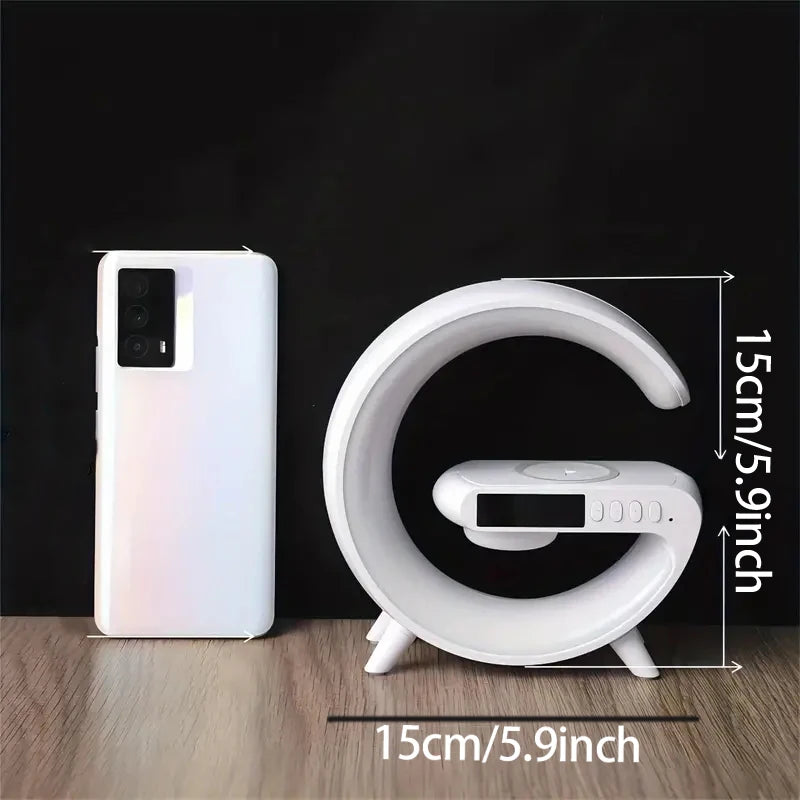 RGB Wireless Charger & Speaker Lamp