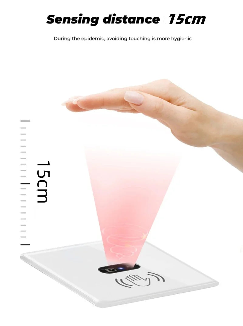 Infrared Smart Wall Switch — No Touch, Auto On/Off