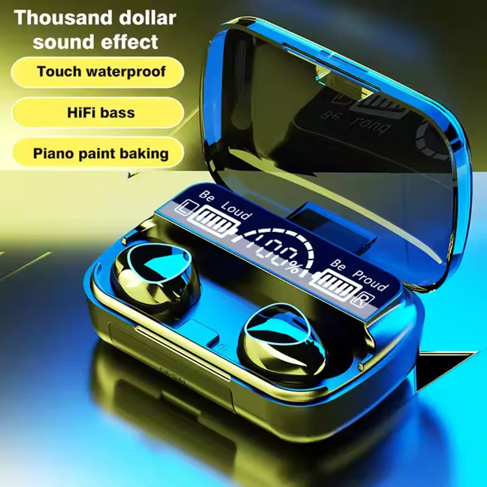 M10 Wireless Earbuds with Power Bank